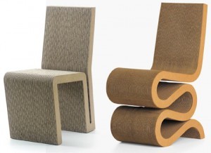 sedia cartone, poltrona cartone, sedie greem green chair, sedia ecosostenibile, green thinking 